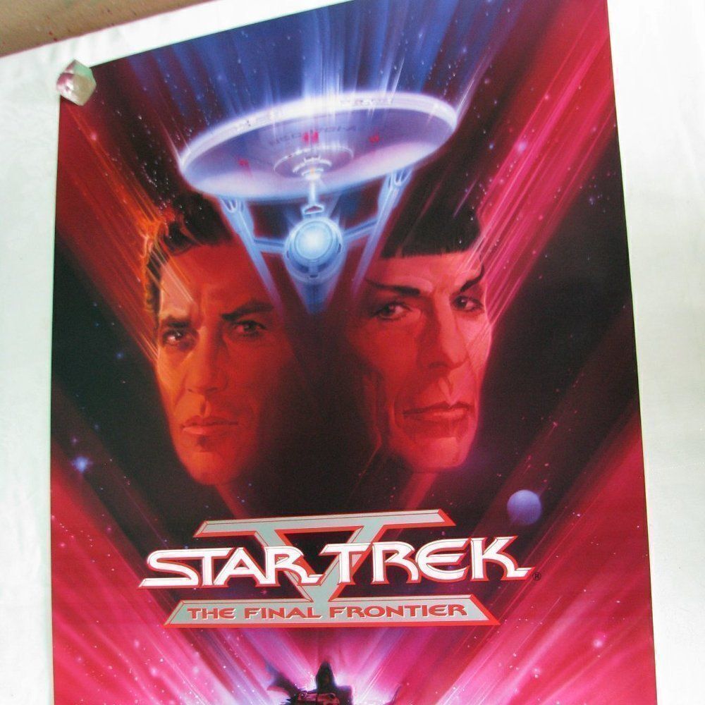 Vintage Star Trek 5 Final Frontier Movie Poster
